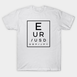 Forex Eye Exam Chart T-Shirt